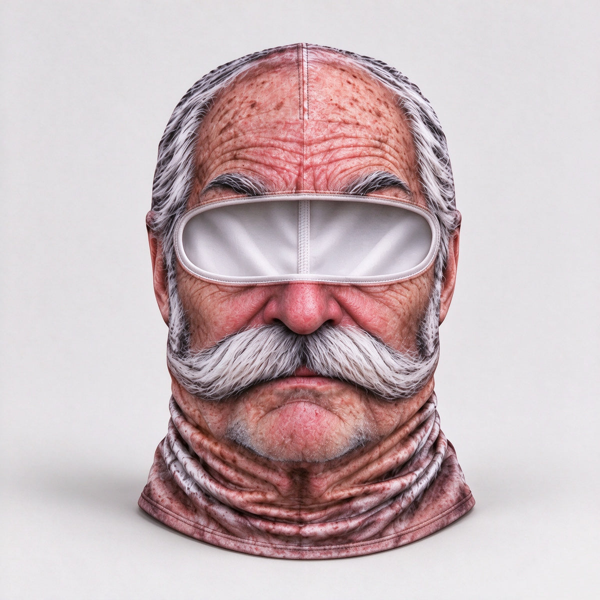 ❄️ Realistic Print Balaclava, Funny Full Face Ski Mask for Halloween & Winter Sports 👺