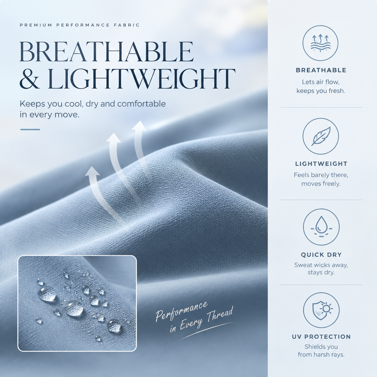 Men's Lightweight Stretch Golf Pants – Quick-drying and Breathable