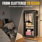 Compact Portable Closet Organizer