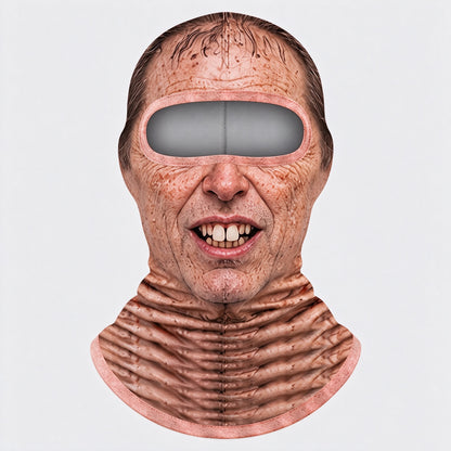 ❄️ Realistic Print Balaclava, Funny Full Face Ski Mask for Halloween & Winter Sports 👺