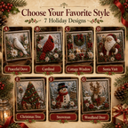 🎄 Christmas Magic: 3D Fabric Poke Art Kit – DIY Holiday Craft & Festive Home Decor
