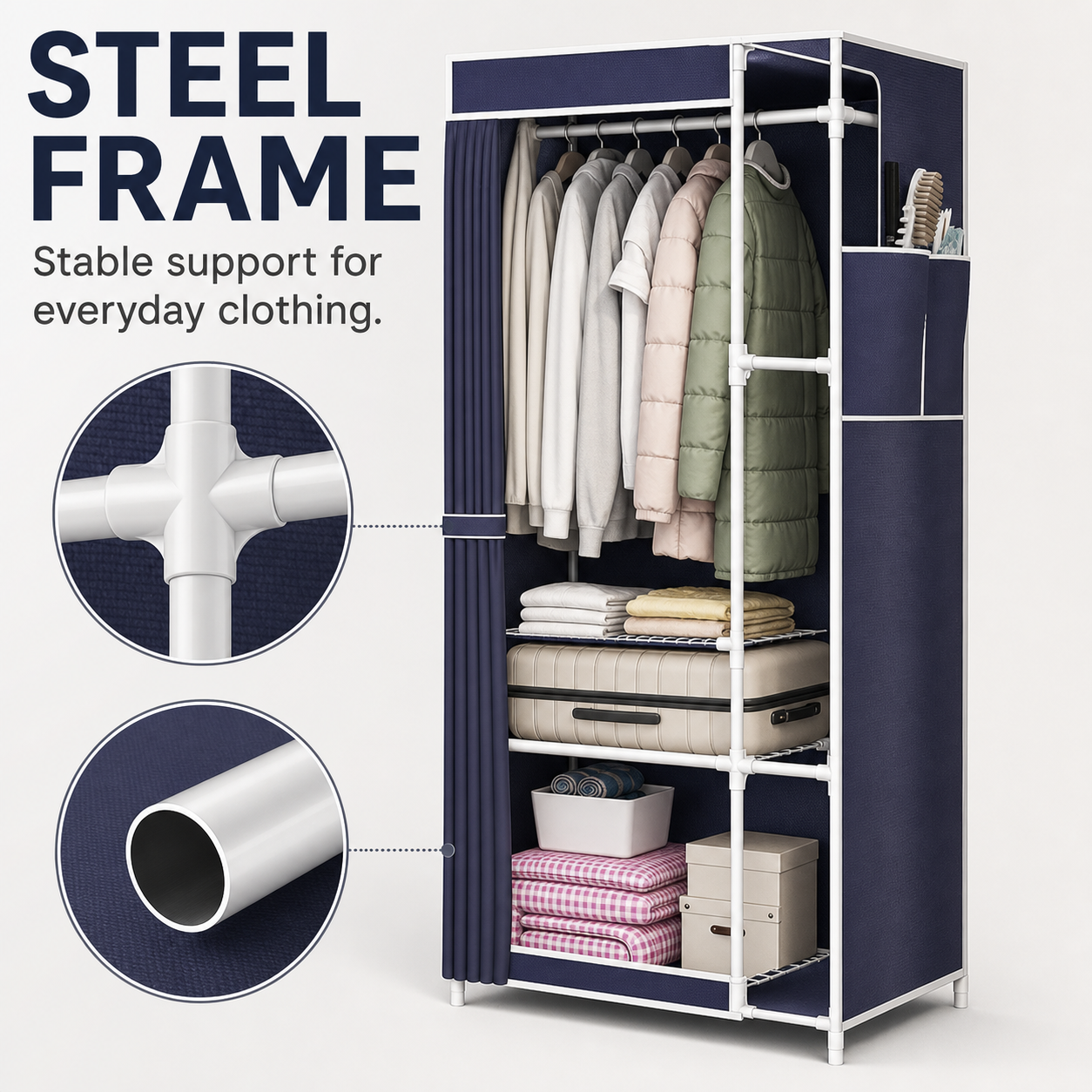 Compact Portable Closet Organizer