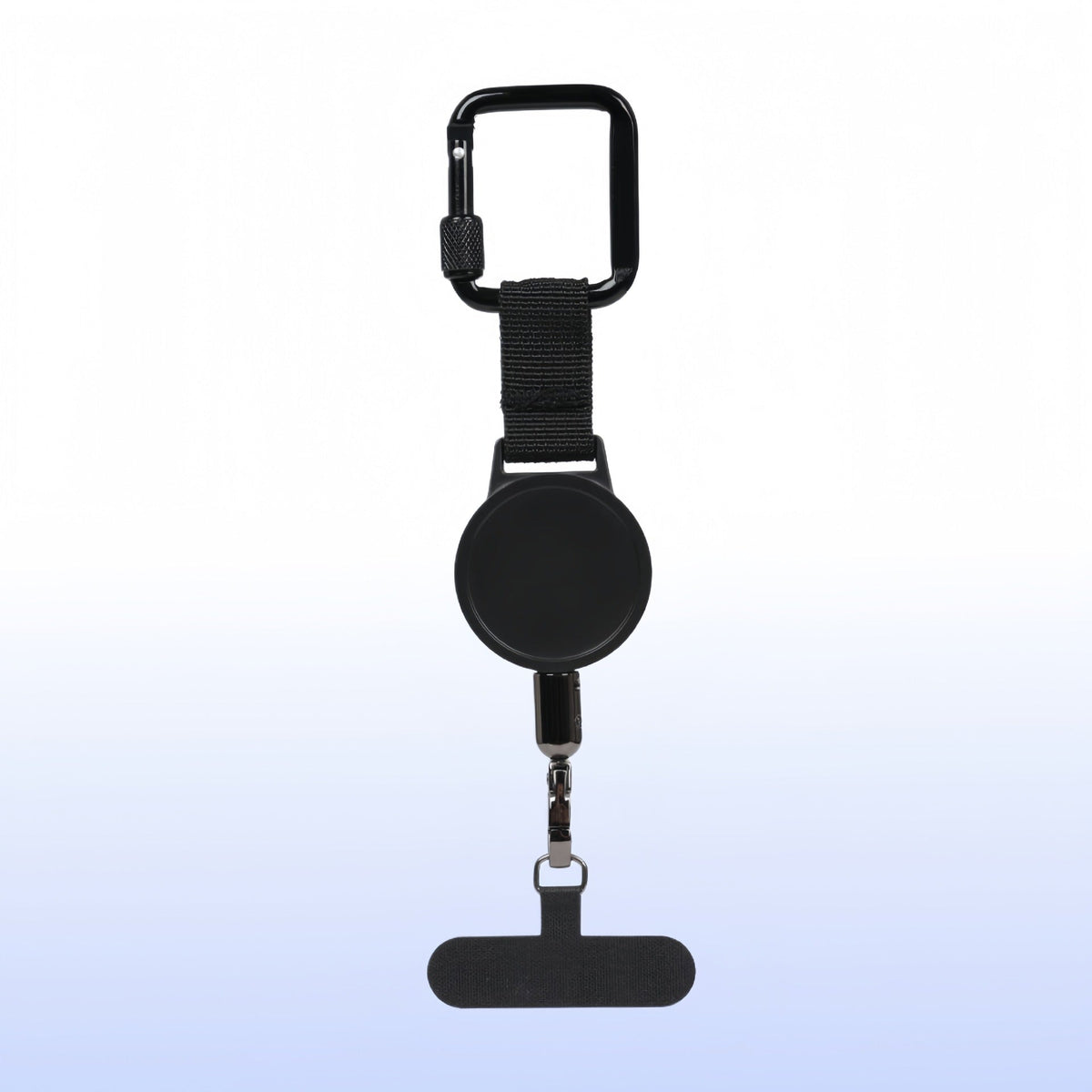 Retractable Steel Tether with Locking Carabiner – Secure Your Phone, Keys & Essentials Anywhere