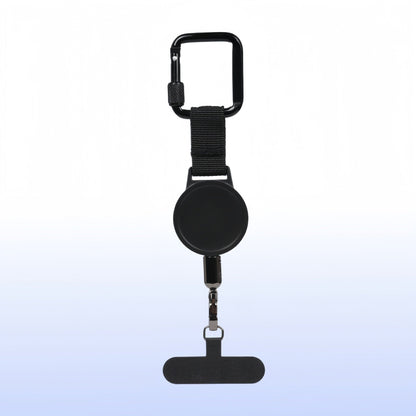 Retractable Steel Tether with Locking Carabiner – Secure Your Phone, Keys & Essentials Anywhere