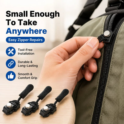 🔧Universal Detachable Zipper Repair Kit — Quickly Replace Zipper Sliders with No Tools Required🔧