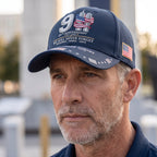 9/11 25th Anniversary We Will Never Forget Embroidered Memorial Baseball Cap – Unisex Patriotic Memorial Hat🧢 100% Cotton