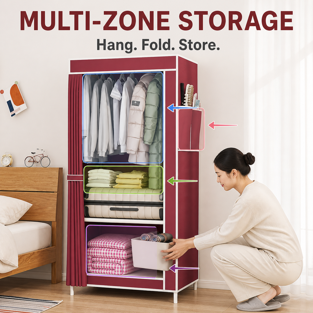 Compact Portable Closet Organizer