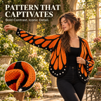 Women's Butterfly Wing Knit Cardigan – Elegant Batwing Sleeve Design