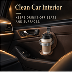 Universal Foldable Car Cup Holder with Hook