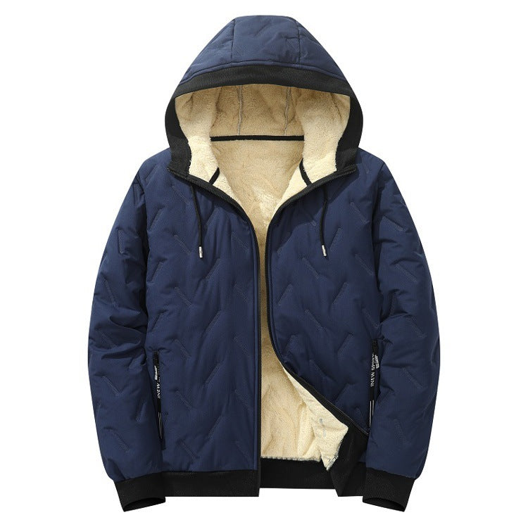 Women’s Thermal Fleece-Lined Winter Jacket | Lightweight Quilted Full-Zip Hooded Coat with Secure Pockets