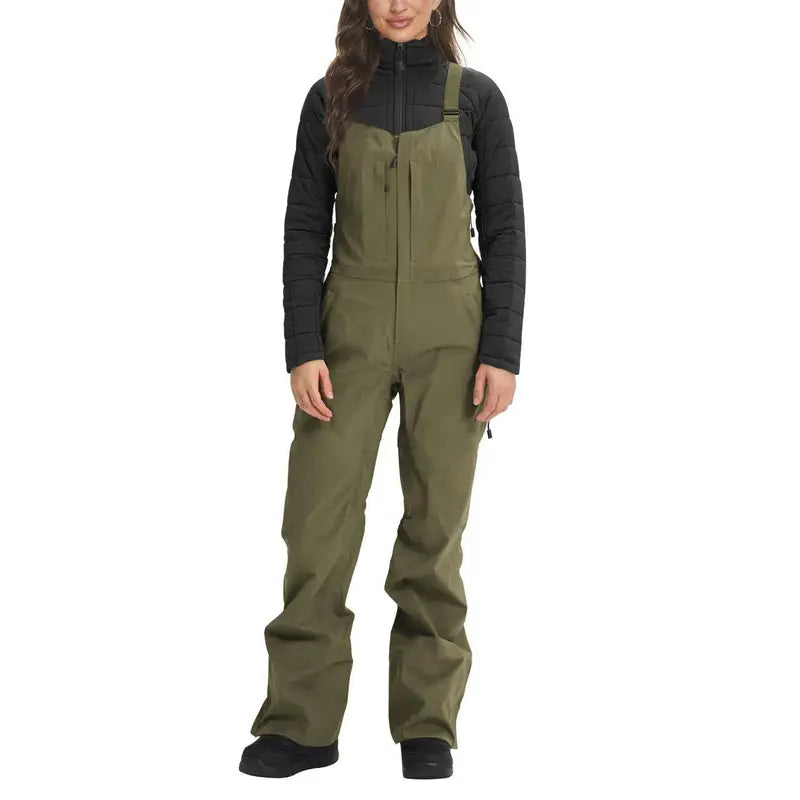 Women’s Waterproof Insulated Ski Bibs – Warm, Adjustable & Snow-Ready