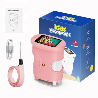 🔬 Kids’ 1000X Digital Microscope with 2.0″ Screen & Photo/Video Capture