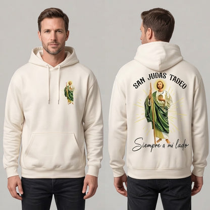 Faith Everyday: San Judas Tadeo Premium Fleece Hoodie