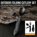 🥄 4-in-1 Folding Camping Utensil Set 🏕️