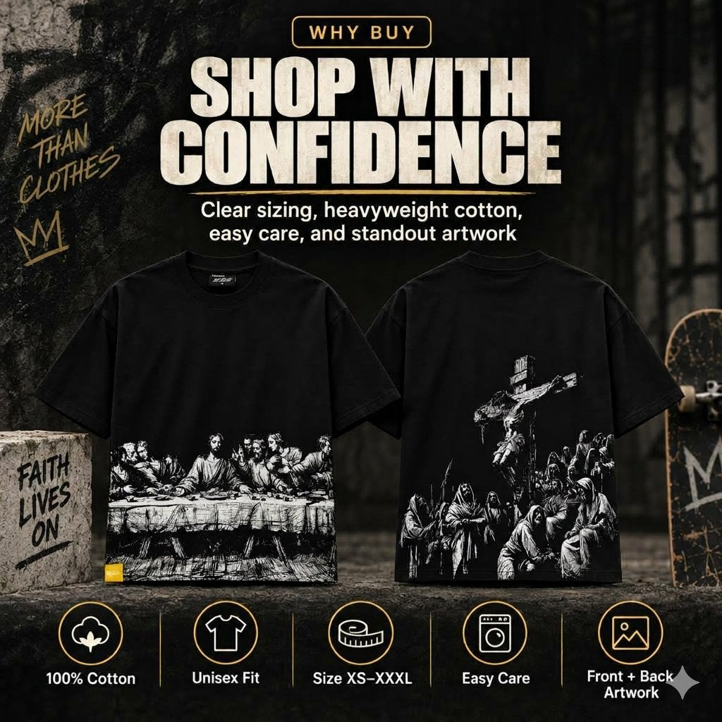 The Last Supper 12 oz Heavyweight Tee