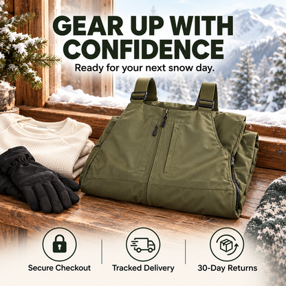Women’s Waterproof Insulated Ski Bibs – Warm, Adjustable & Snow-Ready