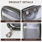 💄2-Pack Mini Makeup Bags with Compartments ✨