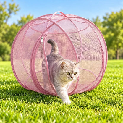 Portable Mesh Cat Playpen – Foldable Indoor & Outdoor Enclosure
