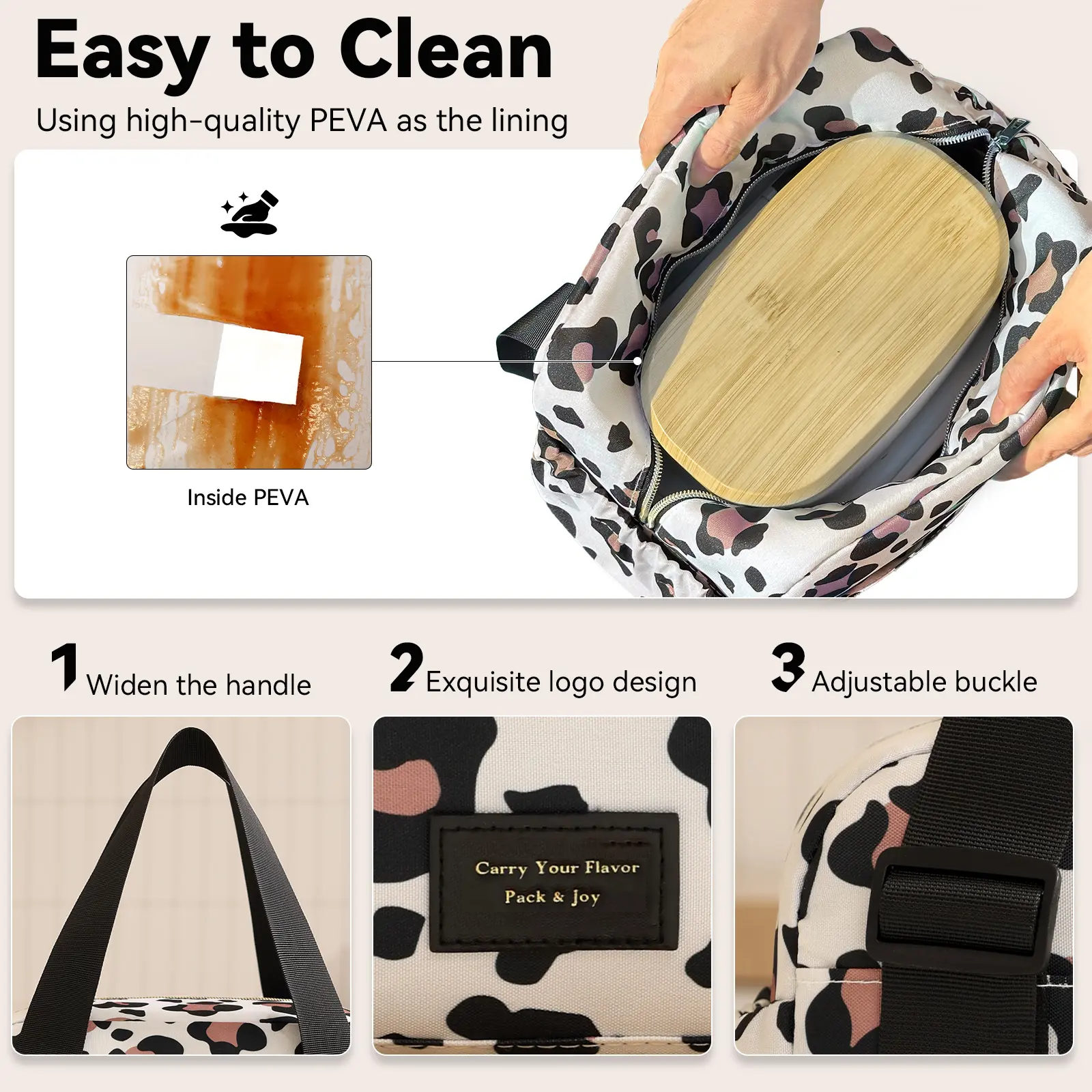 🥪Large capacity waterproof and insulated lunch bag🥪