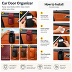 Multifunctional Car Door Storage Pocket