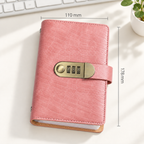 A6 Cash Savings Binder with 3-Digit Combination Lock