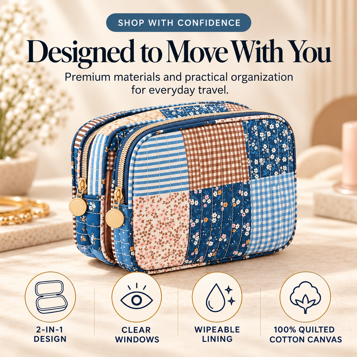 2-in-1 Travel Organizer — Pack Smarter, Find Everything Faster