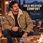 Men’s Sherpa-Lined Trucker Jacket