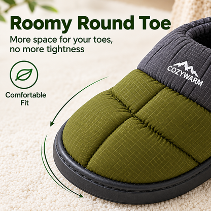Plush Winter Slippers – Warm Cushioned Indoor Shoes
