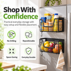 Magnetic Fridge Storage Shelf – More Space, Less Clutter