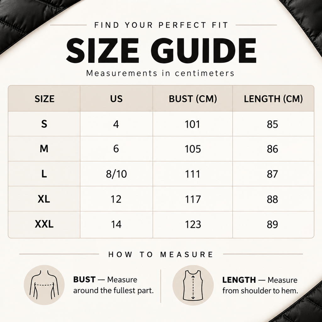 Women's Long Hooded Puffer Vest – Cozy Sleeveless Winter Layer