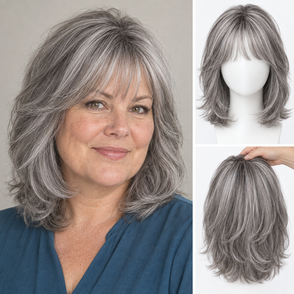 Natural Human Hair Topper – Invisible Volume & Seamless Blend