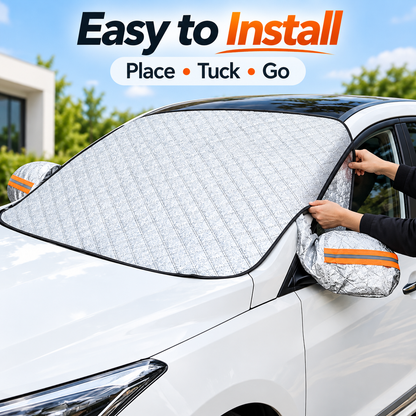 All-Season Windshield Snow Cover – Magnetic Frost & Ice Protector