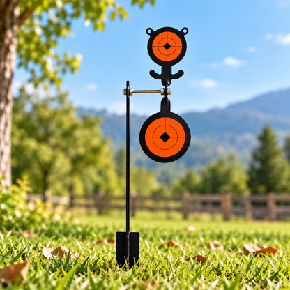 Ground-Mounted Auto-Reset Spinning Target