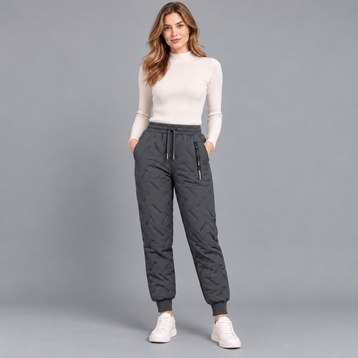 Women’s Fleece-Lined Winter Jogger Pants