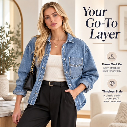 Women’s Relaxed Everyday Denim Jacket