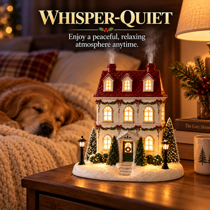 🎄Cozy Christmas Aroma Diffuser – Fill Your Home with Holiday Magic! ❄️