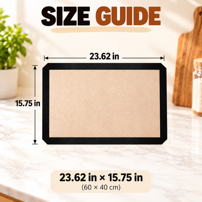 🔥 Non-Stick Silicone Baking Mat – Bake More, Clean Less! ✨