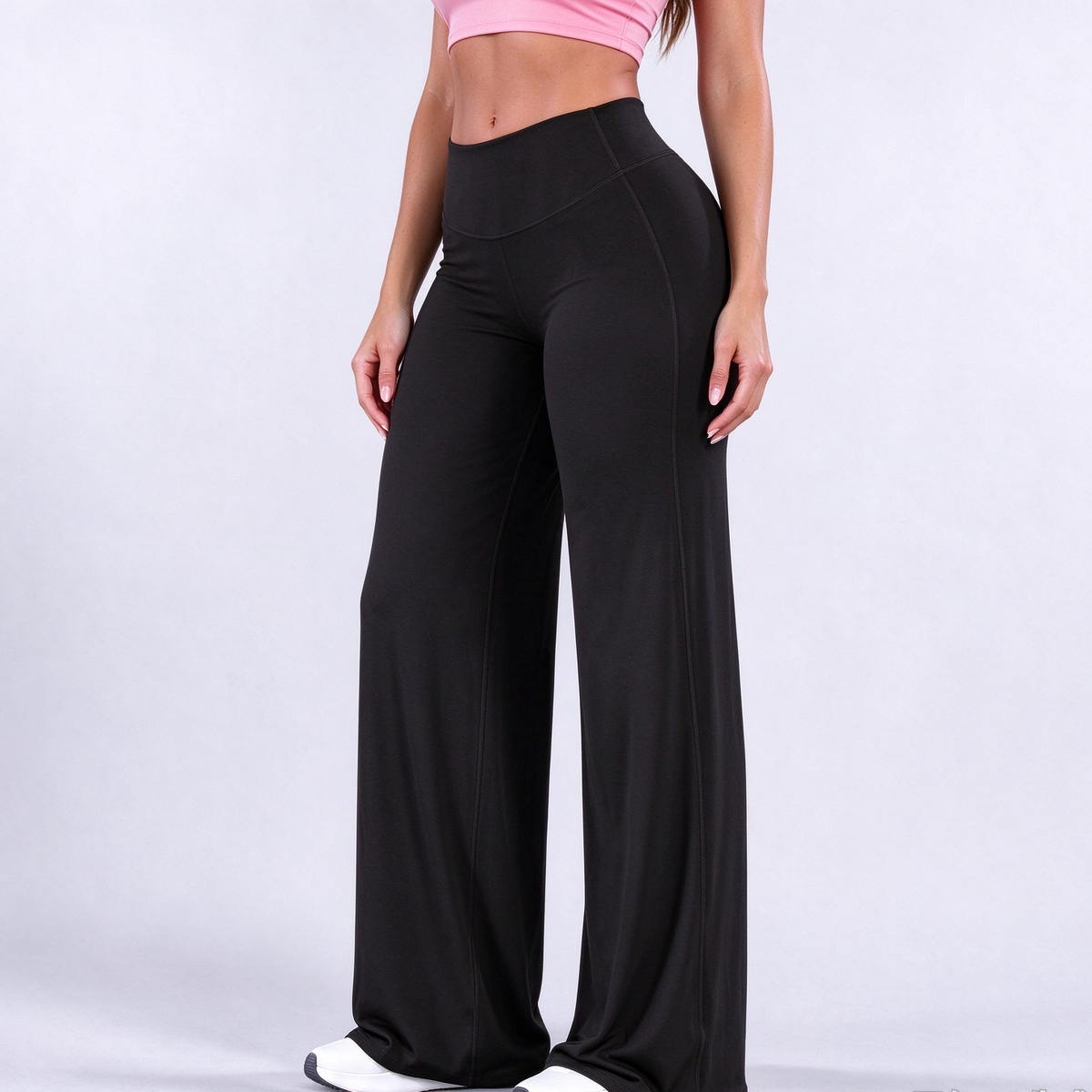 🐆 Women's Leopard Print Wide-Leg Pants ✨ – High Waist & Relaxed Fit