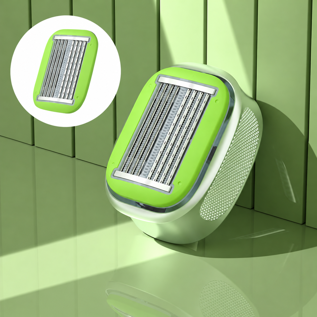 🛡️Precision Palm-Grip Head Shaver – 8-Layer Anti-Irritation Razor for Sensitive Skin & Ingrown Hair Solution 💈