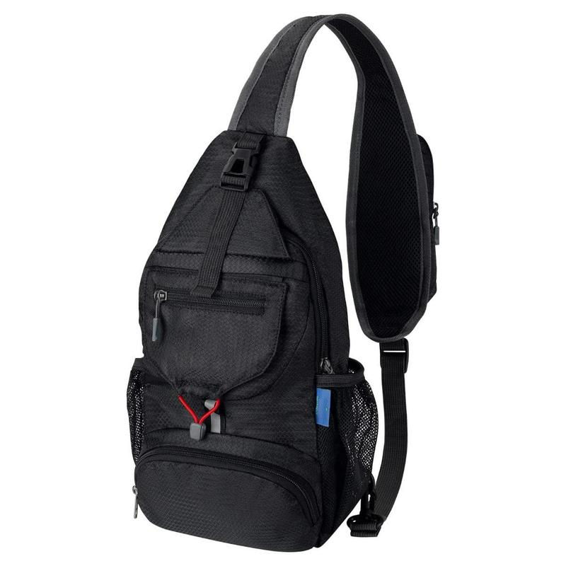 Lightweight Multi-Functional Crossbody Shoulder Bag with Zipper