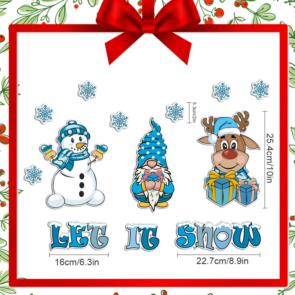 Christmas Magnetic Fridge Decorations Set – Reusable Holiday Magnets for Refrigerator & Metal Surfaces