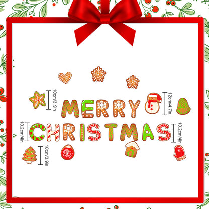 Christmas Magnetic Fridge Decorations Set – Reusable Holiday Magnets for Refrigerator & Metal Surfaces