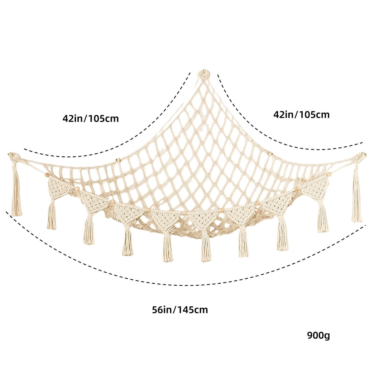 Boho Stuffed Animal Hammock – Cute Corner Storage