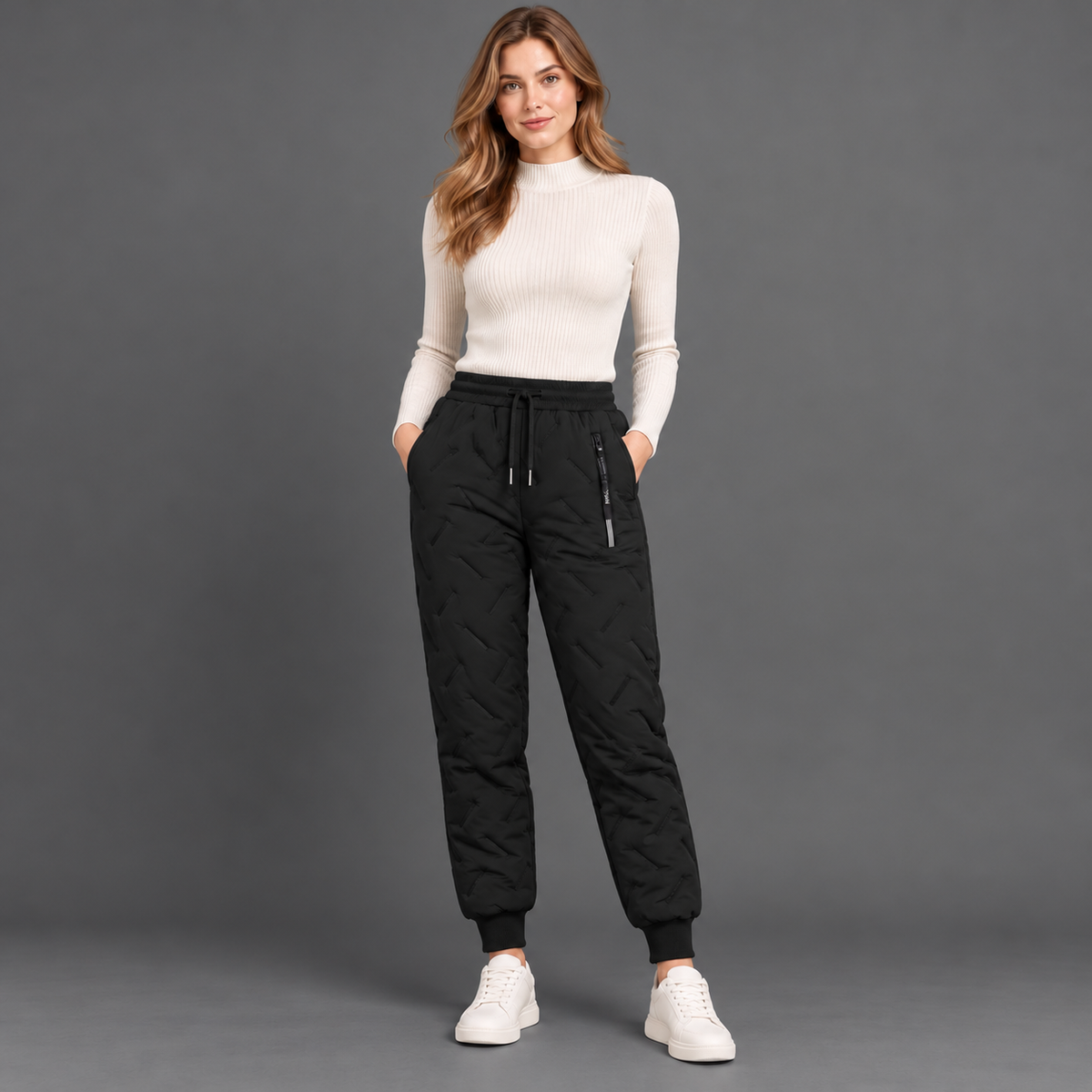 Women’s Fleece-Lined Winter Jogger Pants