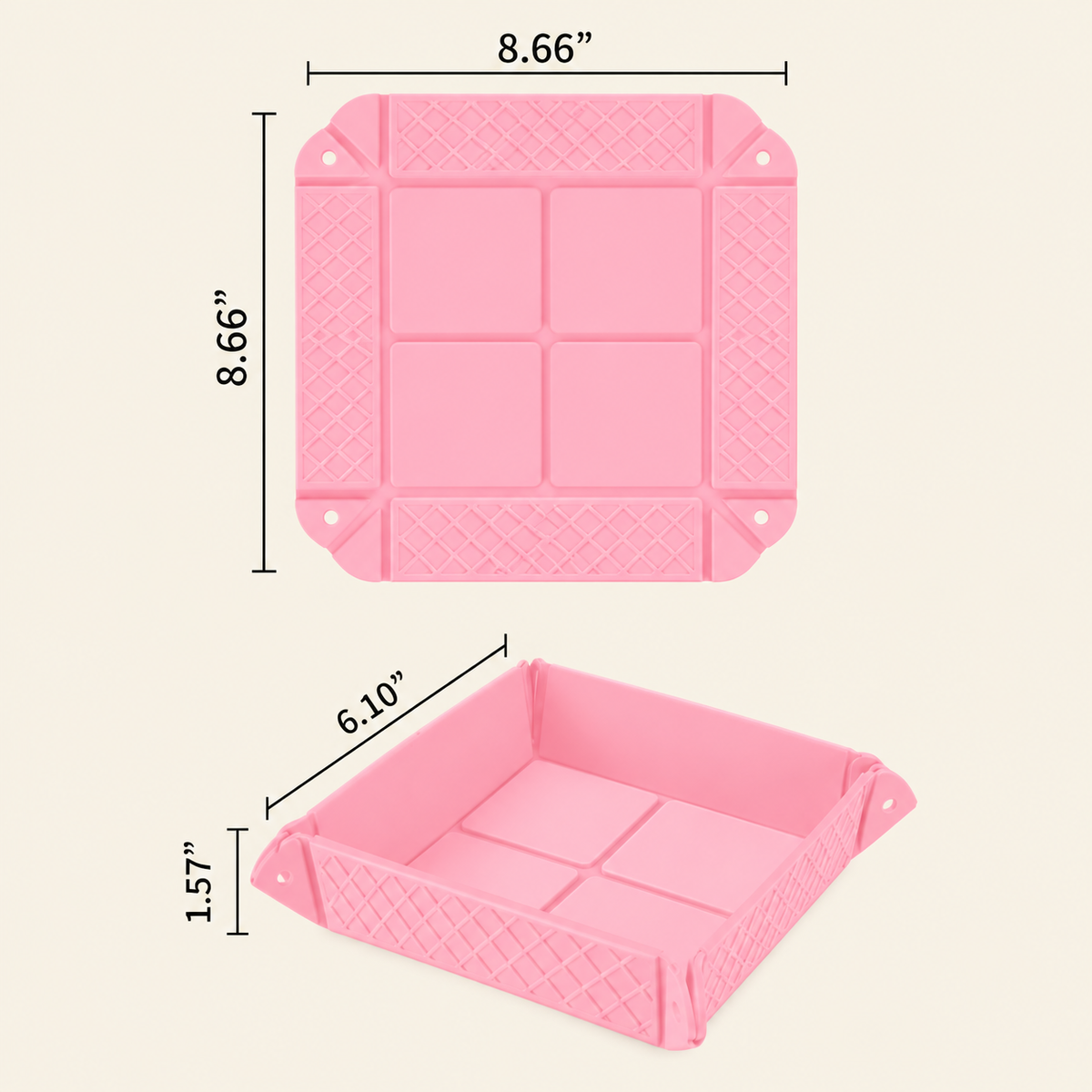 🍓2-in-1 Magnetic Foldable Silicone Storage Mat – Less Clutter, More Space! ✨
