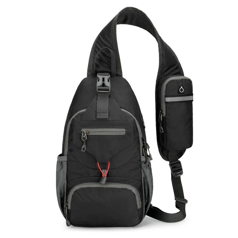 Lightweight Multi-Functional Crossbody Shoulder Bag with Zipper