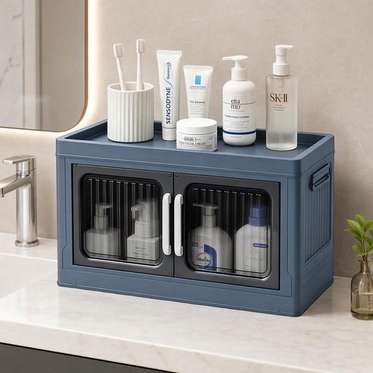 📦20" Multi-Purpose Storage Cabinet with Magnetic Auto-Close Doors & Carry Handles📦