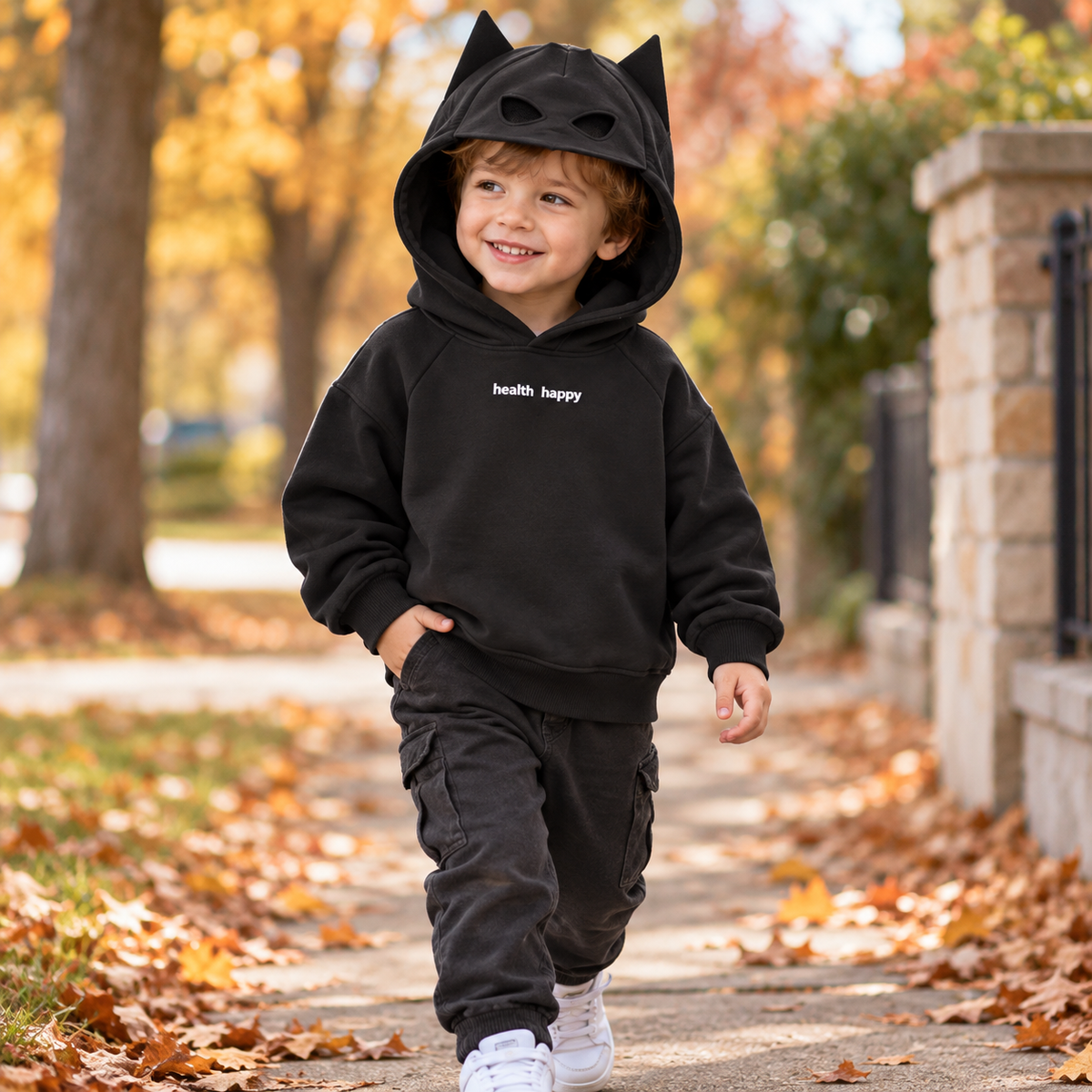 Kids' Bat Ear Hoodie