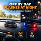 🚗Solar Powered Car Anti-Theft Warning Light