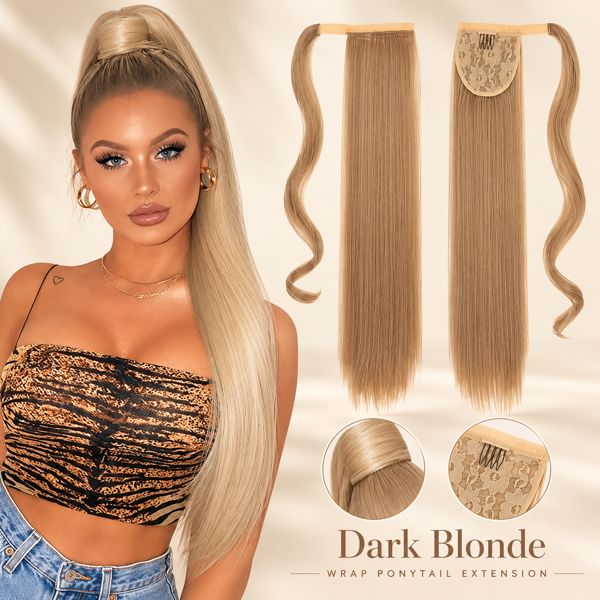 💖 Ponytail Hair Extension – Instant Volume, Effortless Glam! 🎀